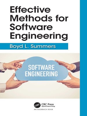 cover image of Effective Methods for Software Engineering
